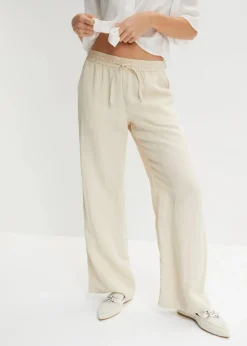 Damen bonprix Bekleidung·Kleider|Hosen|Marlenehose mit Bequembund