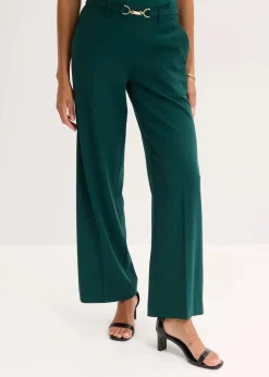 Online Marlenehose mit Ziergürtel Damen Hosen|Bekleidung·Kleider