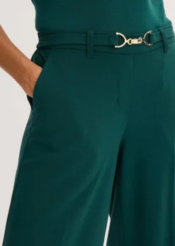 Online Marlenehose mit Ziergürtel Damen Hosen|Bekleidung·Kleider