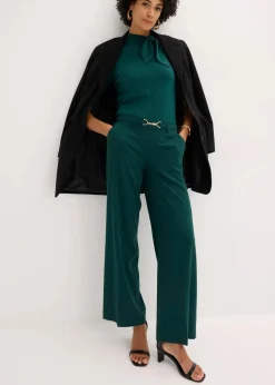 Online Marlenehose mit Ziergürtel Damen Hosen|Bekleidung·Kleider