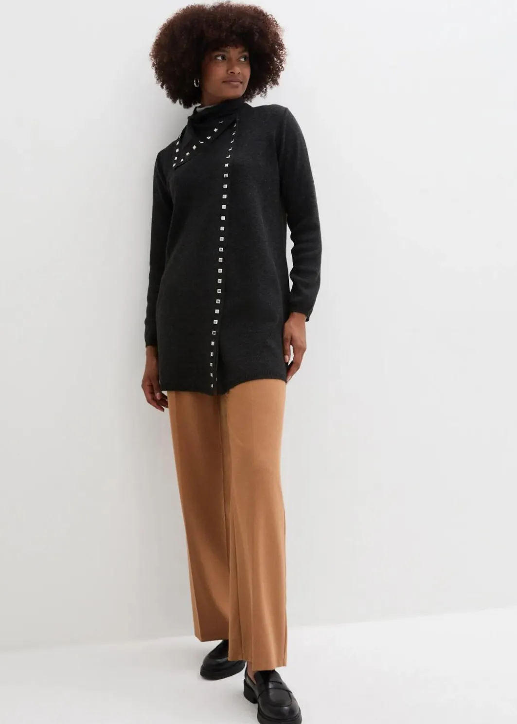 Online Marlenehose mit Ziergürtel Damen Bekleidung·Kleider|Hosen