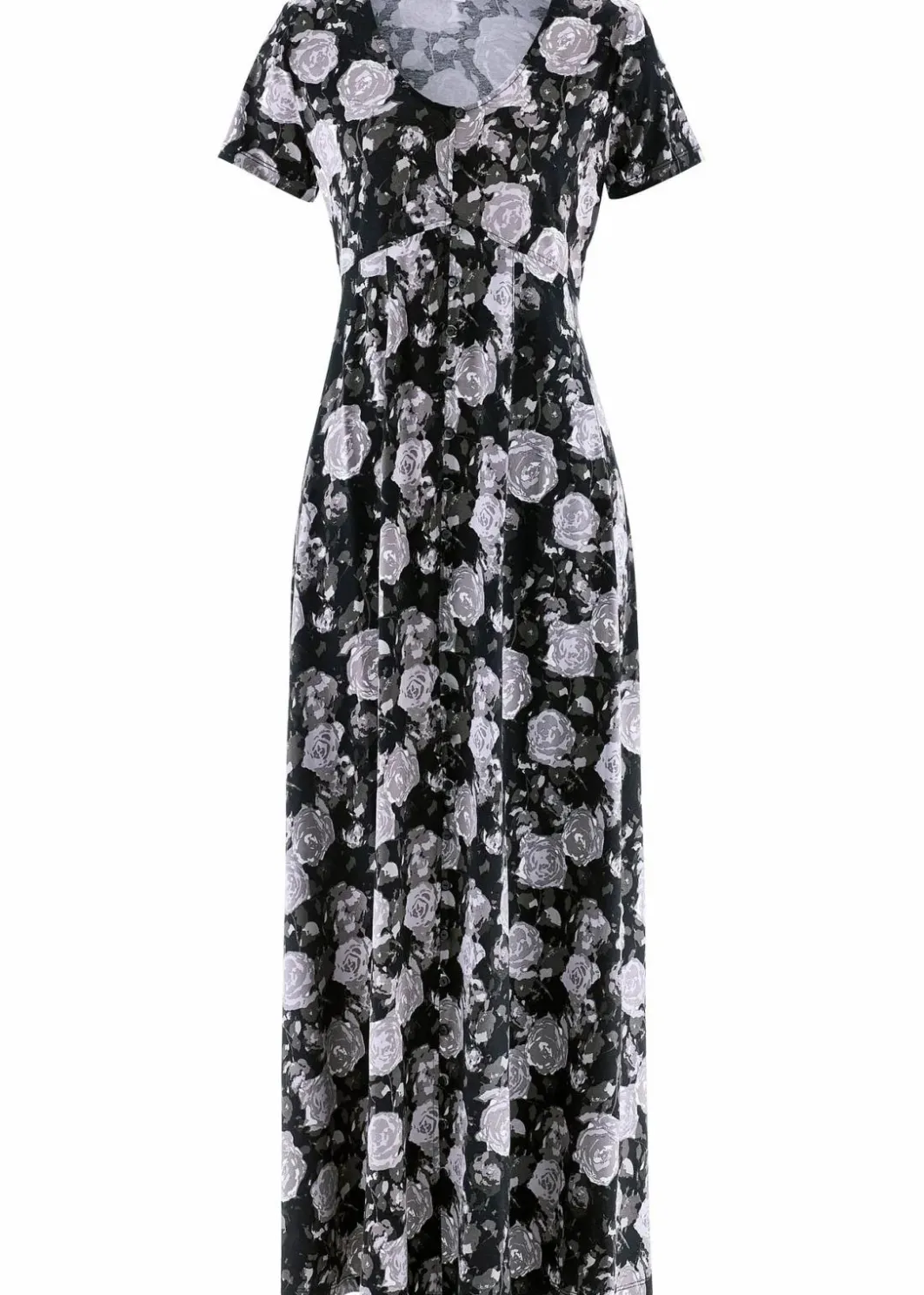 Maxi- Shirt- Kleid, kurzarm Damen Bekleidung·Pullover & Strickjacken|Kleider