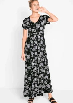 Maxi- Shirt- Kleid, kurzarm Damen Bekleidung·Pullover & Strickjacken|Kleider