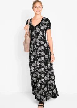Maxi- Shirt- Kleid, kurzarm Damen Bekleidung·Pullover & Strickjacken|Kleider