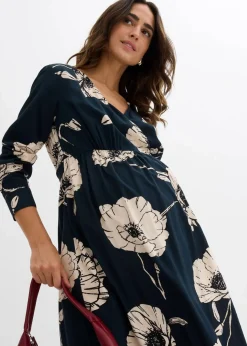 Discount Maxi- Wickelkleid für die Schwangerschaft und danach Damen Bekleidung·Blazer|Umstandsmode