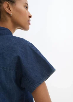 Discount Maxi-Jeanskleid Damen Kleider|Bekleidung·Pullover & Strickjacken