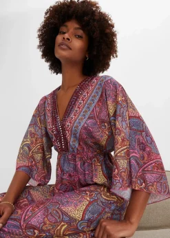 Damen bonprix Kleider|Bekleidung·Pullover & Strickjacken|Maxikleid