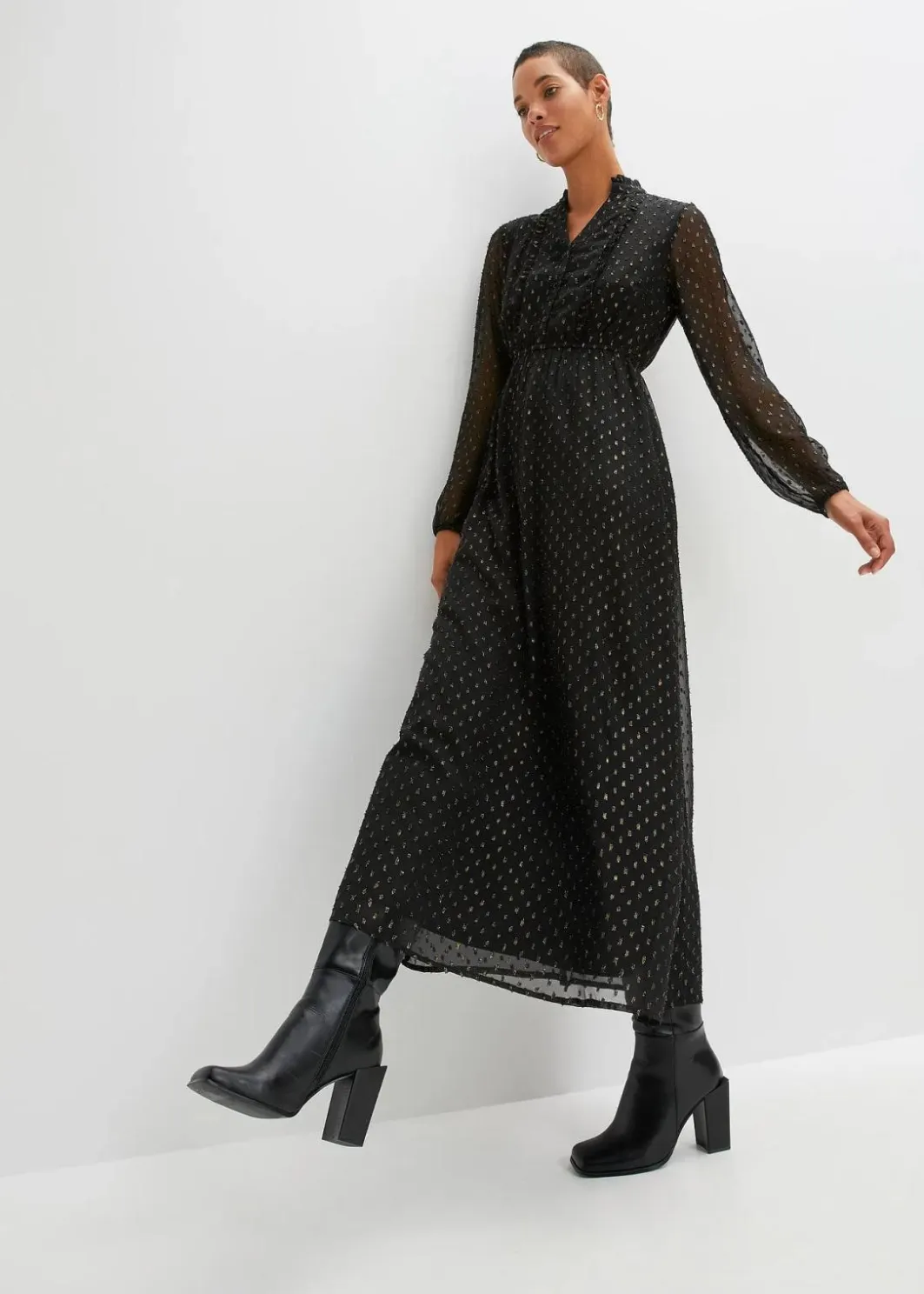 Damen bonprix Bekleidung·Pullover & Strickjacken|Kleider|Maxikleid