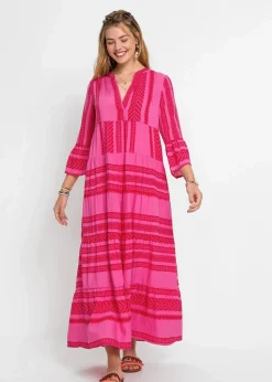 Damen bonprix Kurzgrößen|Kurzgrößen|Maxikleid
