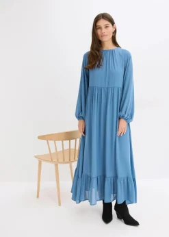 Discount Maxikleid aus Chiffon Damen Bekleidung·Pullover & Strickjacken|Kleider