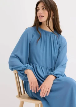 Discount Maxikleid aus Chiffon Damen Bekleidung·Pullover & Strickjacken|Kleider