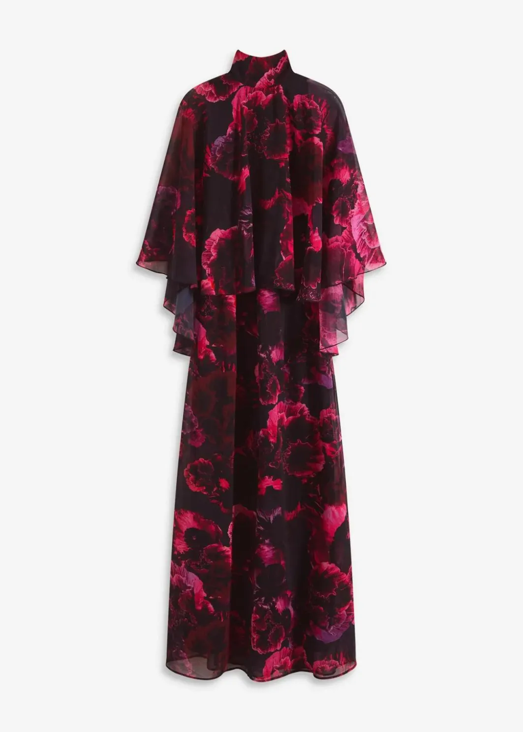 Hot Maxikleid aus feinem Chiffon Damen Bekleidung·Pullover & Strickjacken|Festliche Mode