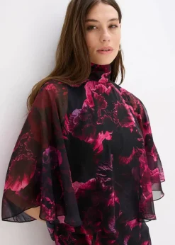 Hot Maxikleid aus feinem Chiffon Damen Bekleidung·Pullover & Strickjacken|Festliche Mode