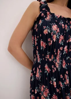 Damen bonprix Nachhaltigere Materialien|Kleider|Maxikleid aus fließendem Viskose-Mix