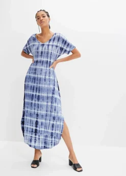 Sale Maxikleid aus fließender Viskose Damen Bekleidung·Pullover & Strickjacken|Kleider