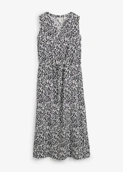 Best Maxikleid aus fließender Viskose Damen Bekleidung·Pullover & Strickjacken|Kleider