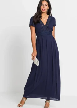Online Maxikleid aus fließender Viskose Damen Kleider|Nachhaltigere Materialien