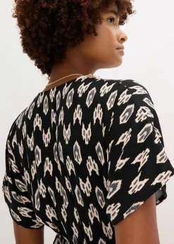 Discount Maxikleid aus fließender Viskose Damen Kleider|Bekleidung·Pullover & Strickjacken