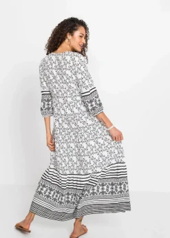 Sale Maxikleid aus fließender Viskose Damen Nachhaltigere Materialien|Kleider