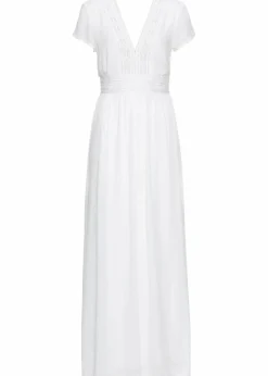 Damen bonprix Nachhaltigere Materialien|Kleider|Maxikleid aus fließender Viskose