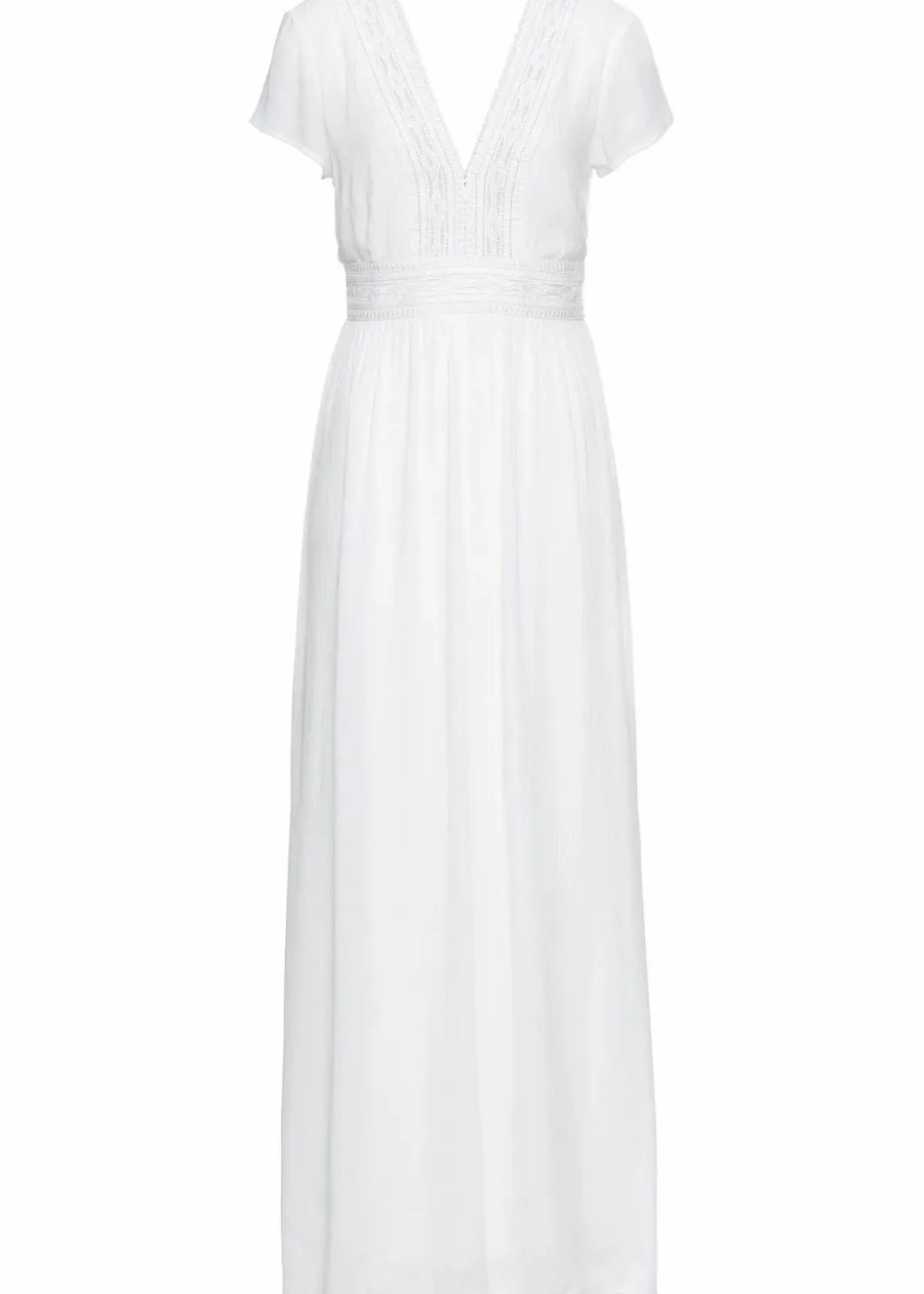 Damen bonprix Nachhaltigere Materialien|Kleider|Maxikleid aus fließender Viskose