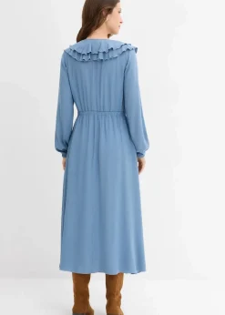Damen bonprix Bekleidung·Pullover & Strickjacken|Kleider|Maxikleid aus fließender Viskose