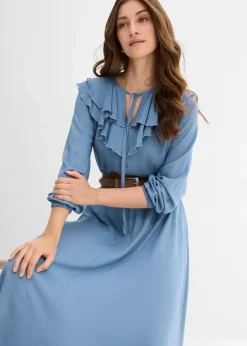 Damen bonprix Bekleidung·Pullover & Strickjacken|Kleider|Maxikleid aus fließender Viskose