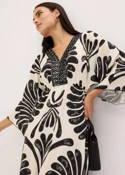 Sale Maxikleid aus fließender Viskose Damen Bekleidung·Pullover & Strickjacken|Kleider