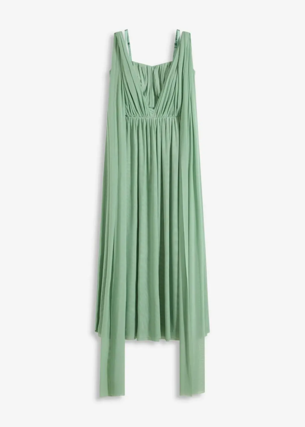Online Maxikleid aus Mesh mit Tragevarianten Damen Festliche Mode|Kleider