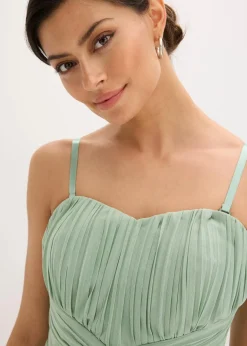Online Maxikleid aus Mesh mit Tragevarianten Damen Festliche Mode|Kleider
