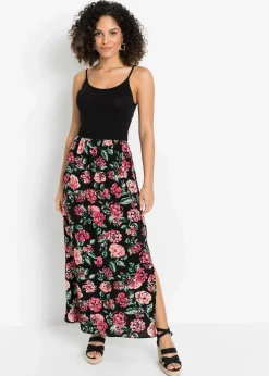 New Maxikleid aus nachhaltiger Viskose Damen Bekleidung·Pullover & Strickjacken|Kleider