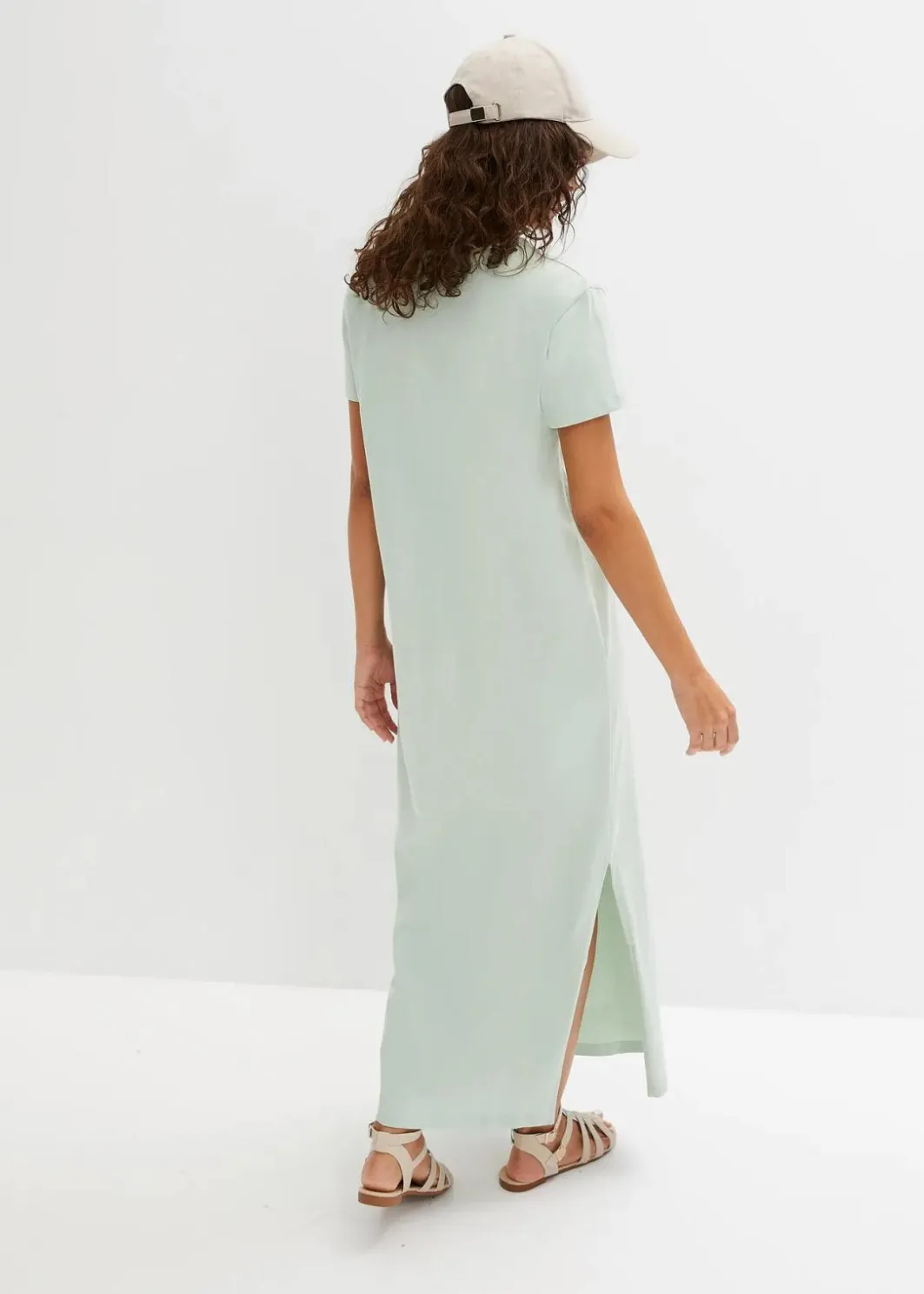 Hot Maxikleid aus reiner Baumwolle Damen Bekleidung·Pullover & Strickjacken|Kleider