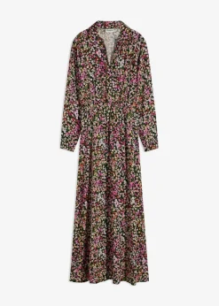 Hot Maxikleid aus reiner Viskose Damen Nachhaltigere Materialien|Bekleidung·Pullover & Strickjacken