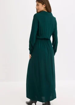 Damen bonprix Bekleidung·Pullover & Strickjacken|Nachhaltigere Materialien|Maxikleid aus reiner Viskose