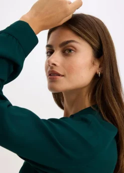 Damen bonprix Bekleidung·Pullover & Strickjacken|Nachhaltigere Materialien|Maxikleid aus reiner Viskose