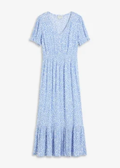 Clearance Maxikleid aus reiner Viskose Damen Nachhaltigere Materialien|Kleider