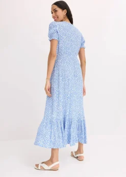 Clearance Maxikleid aus reiner Viskose Damen Nachhaltigere Materialien|Kleider