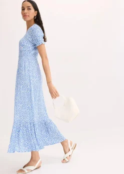 Clearance Maxikleid aus reiner Viskose Damen Nachhaltigere Materialien|Kleider
