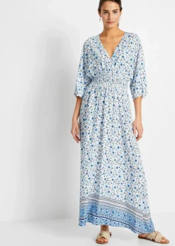 Outlet Maxikleid aus reiner Viskose Damen Bekleidung·Pullover & Strickjacken|Kleider