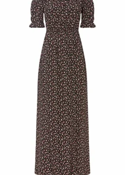 Online Maxikleid aus reiner Viskose Damen Bekleidung·Pullover & Strickjacken|Nachhaltigere Materialien