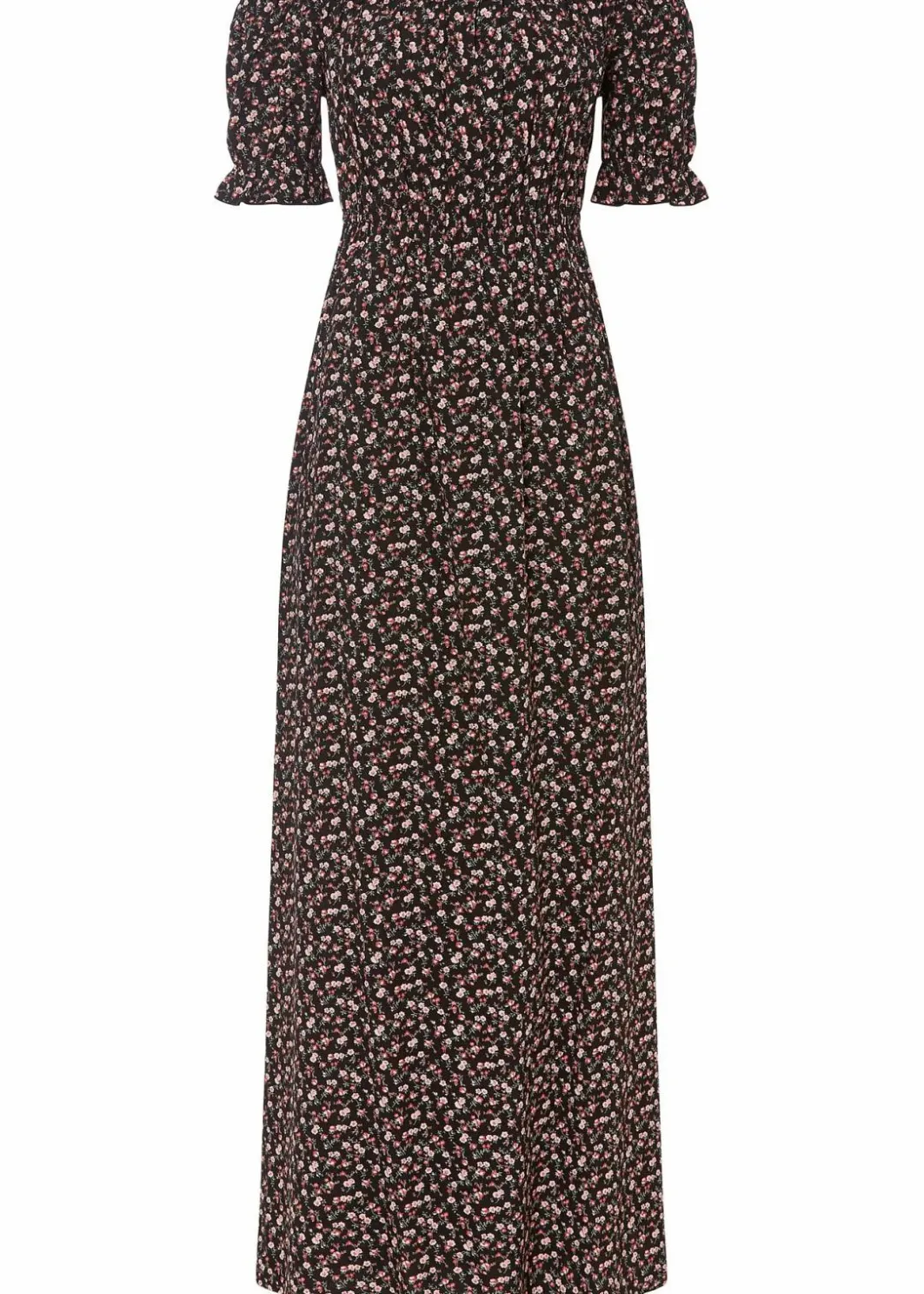 Online Maxikleid aus reiner Viskose Damen Bekleidung·Pullover & Strickjacken|Nachhaltigere Materialien