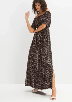 Online Maxikleid aus reiner Viskose Damen Bekleidung·Pullover & Strickjacken|Nachhaltigere Materialien