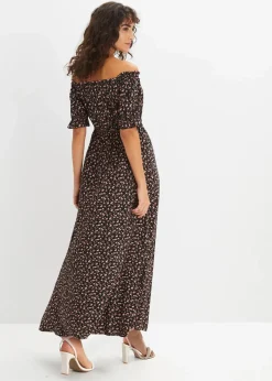Online Maxikleid aus reiner Viskose Damen Bekleidung·Pullover & Strickjacken|Nachhaltigere Materialien