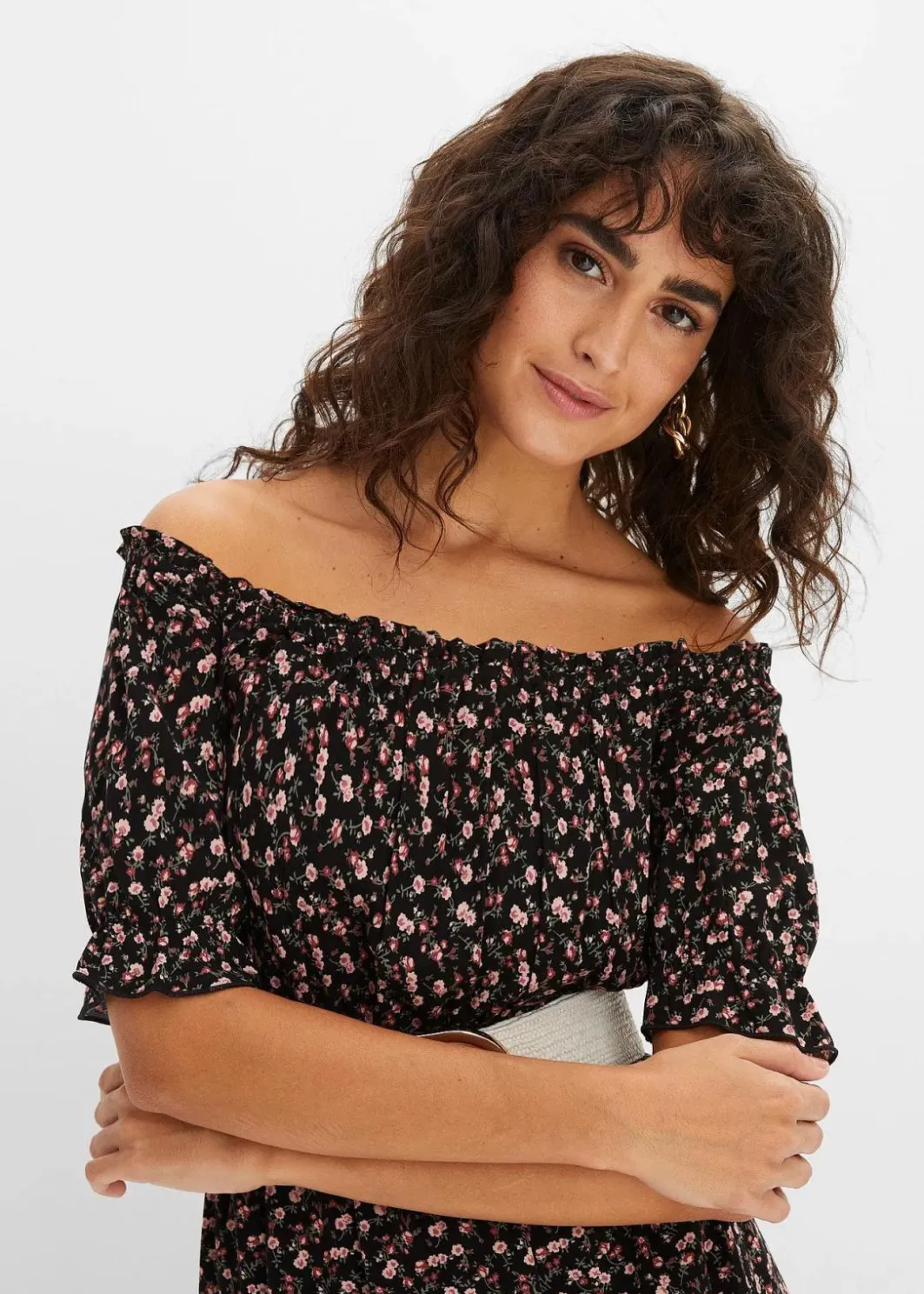 Online Maxikleid aus reiner Viskose Damen Bekleidung·Pullover & Strickjacken|Nachhaltigere Materialien