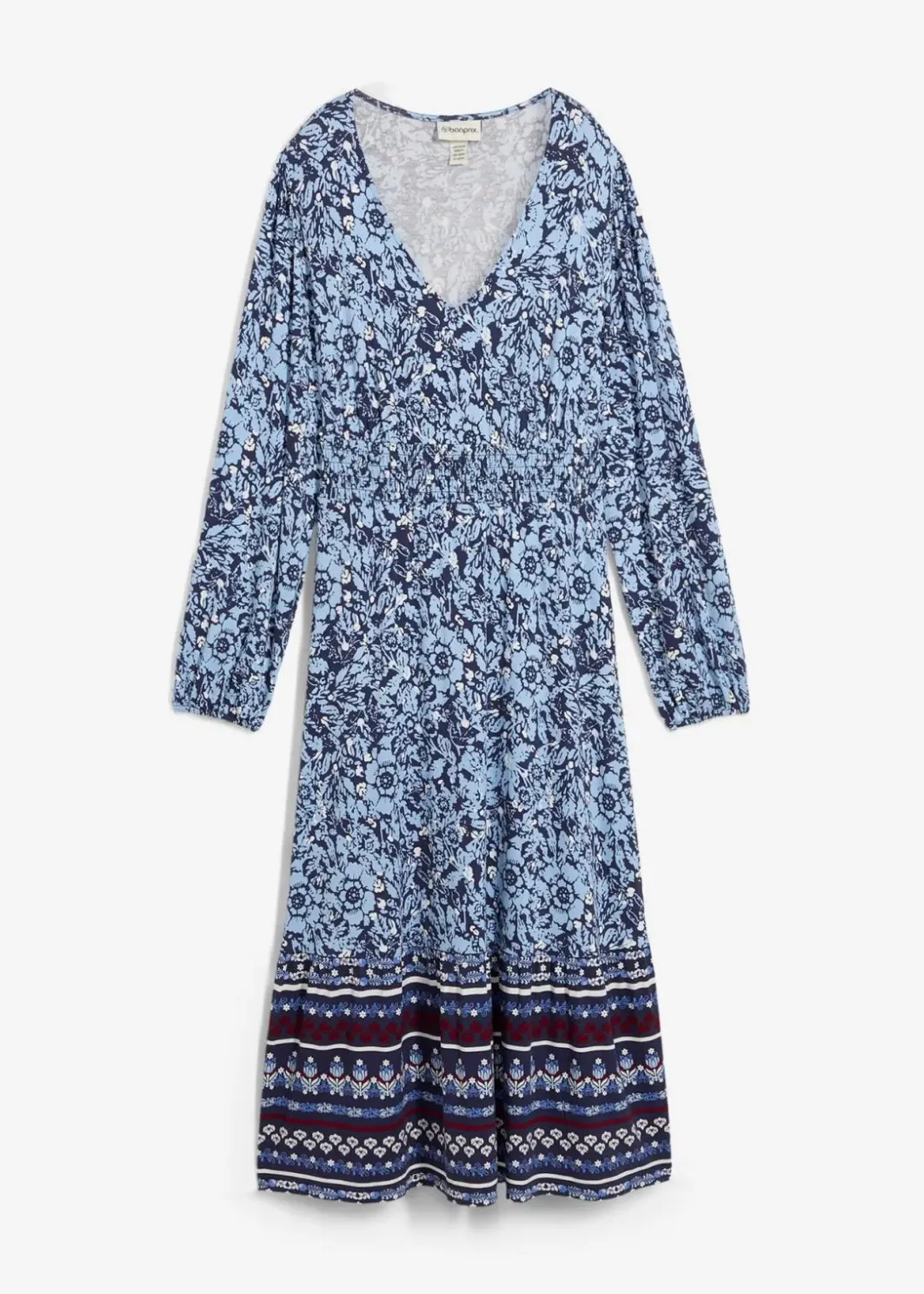 New Maxikleid aus softem Viskose-Elasthan-Mix Damen Bekleidung·Pullover & Strickjacken|Kleider