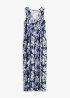 Discount Maxikleid aus softem Viskose-Mix Damen Nachhaltigere Materialien|Kleider