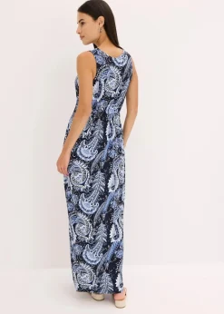 Discount Maxikleid aus softem Viskose-Mix Damen Nachhaltigere Materialien|Kleider