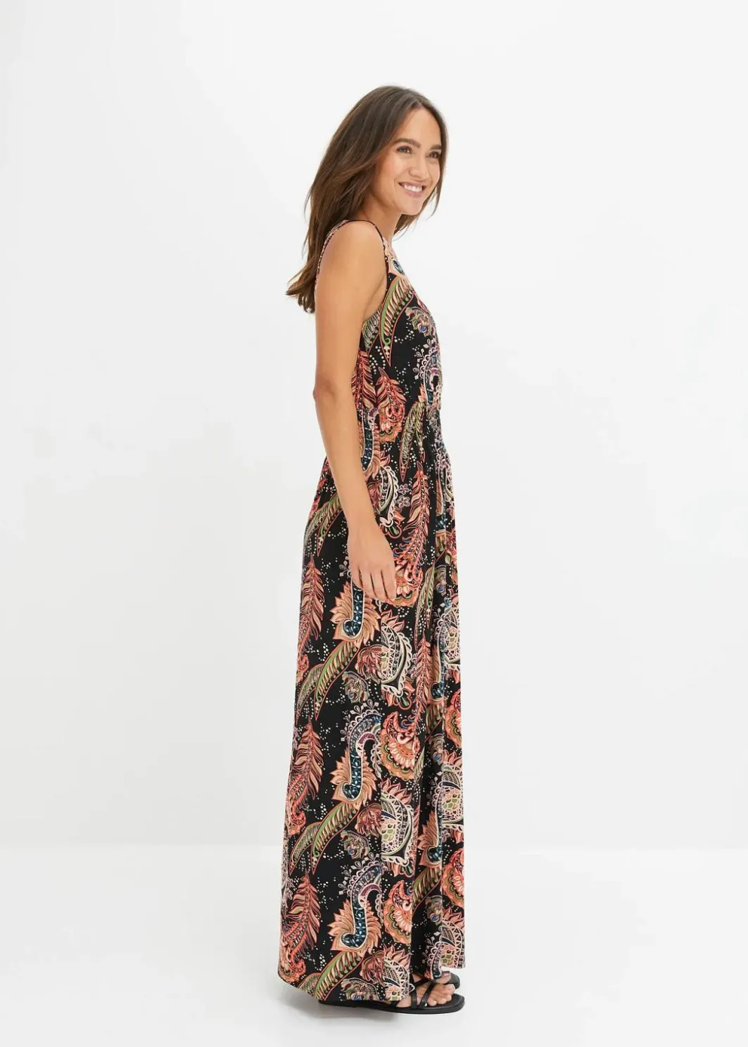 Hot Maxikleid aus softem Viskose-Mix Damen Bekleidung·Pullover & Strickjacken|Kleider