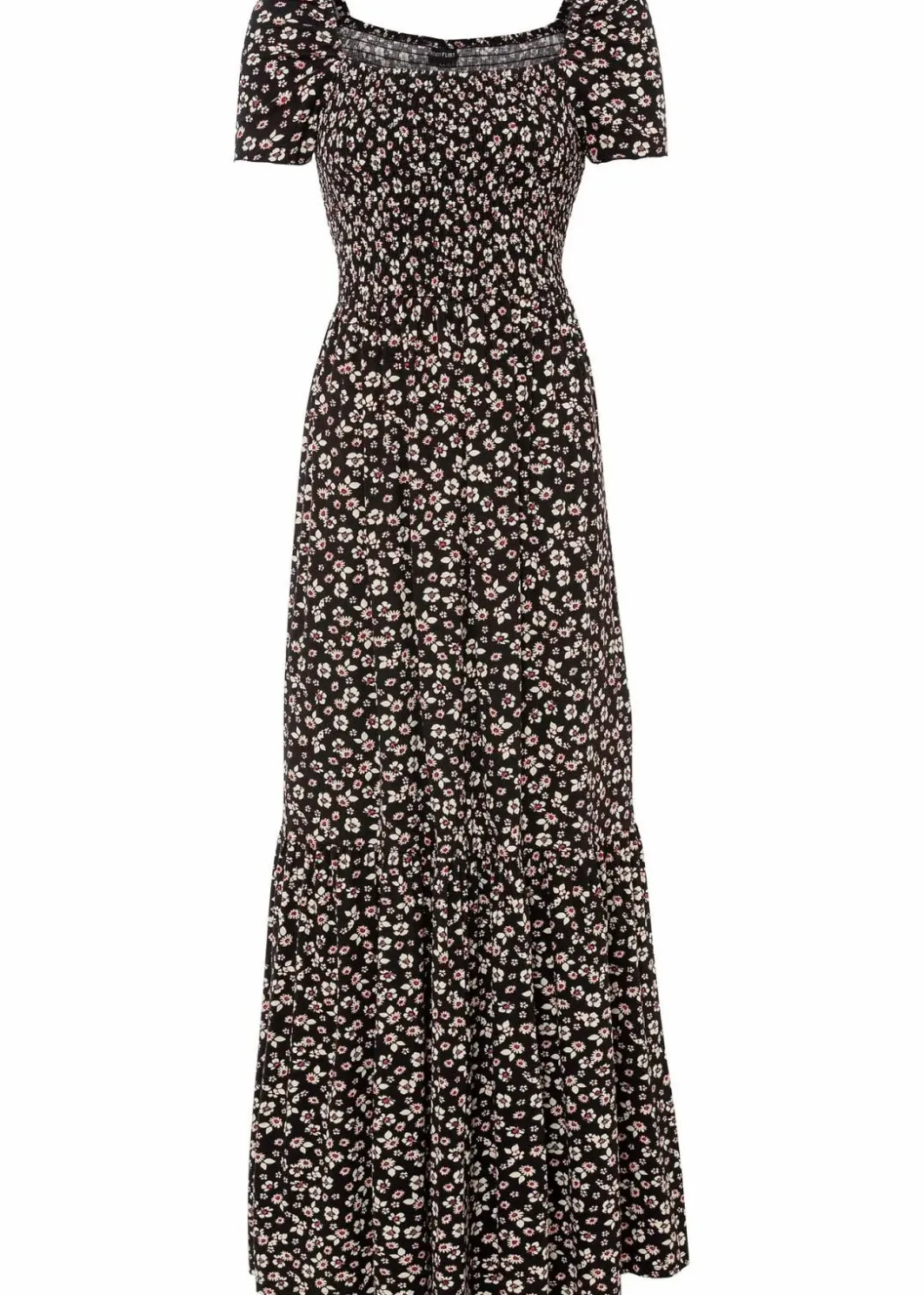 Outlet Maxikleid aus Viskose-Mix Damen Kurzgrößen|Kurzgrößen