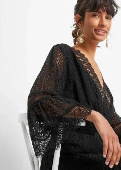 Best Maxikleid in Crochet-Optik Damen Kleider